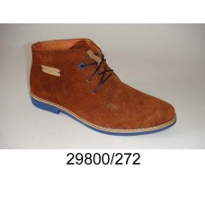 Kids' brown suede boots, model 29800-272