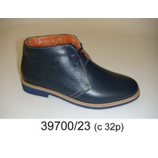 Kids' leather blue sole boots, model 39700-23