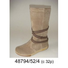 Kids' desert suede high boots, model 48794-52-4