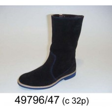 Kids' suede blue sole boots, model 49796-47