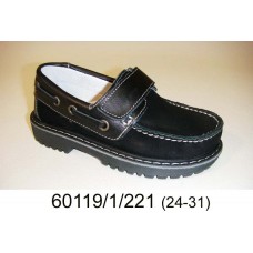 Kids' leather shoes, model 60119-1-221