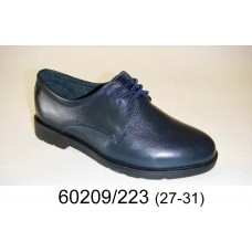 Boys' leather school shoes, model 60209-223