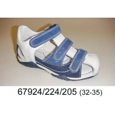 Kids' leather comfortable sandals, model 67924-224-205
