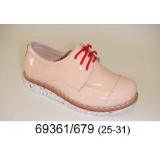 Kids' creme patent leather shoes, model 69361-679