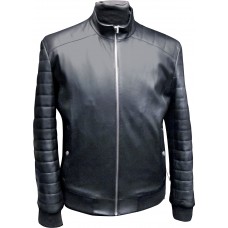 Men's leather jacket summer, model M129