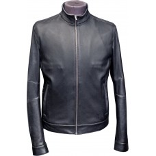 Men's leather jacket summer, model M130