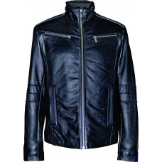 Men's leather jacket winter, model M179D