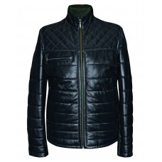 Men's leather jacket mid-season, model M208
