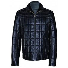 Men's leather jacket winter, model M211D