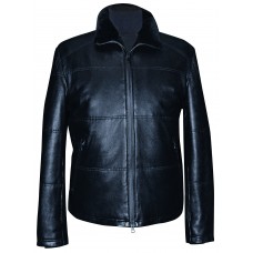 Men's leather jacket winter, model M214