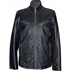 Men's leather jacket summer, model M216