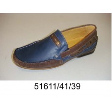 Men's leather moccasins, model 51611-41-39
