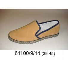Men's desert leather shoes, model 61100-9-14