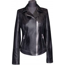 Women's leather jacket summer, model W117
