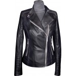 Women's leather jacket summer, model W109