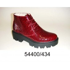 Women's patent leather boots, model 54400-434