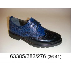 Women's leather shoes, model 63385-382-276