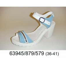 Women's leather shoes, model 63945-879-579